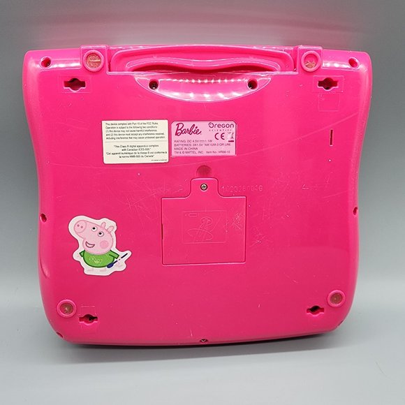 Barbie Laptop Toy - Oregon Scientific H968-10 - Interactive Kids Learning Laptop - Picture 6 of 7